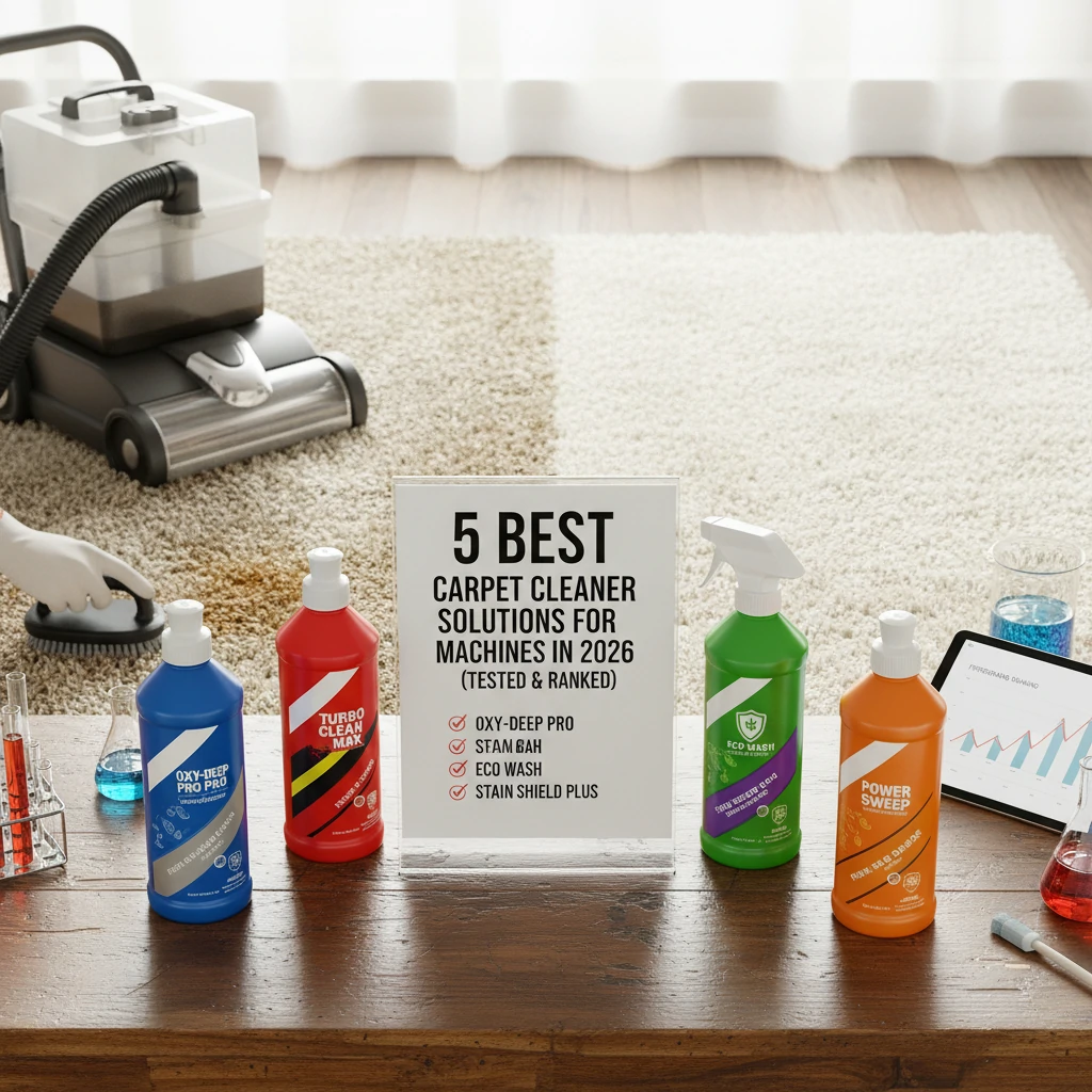 best carpet cleaner solution for machine