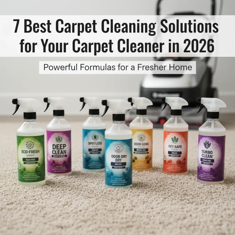 best carpet cleaning solution for carpet cleaner