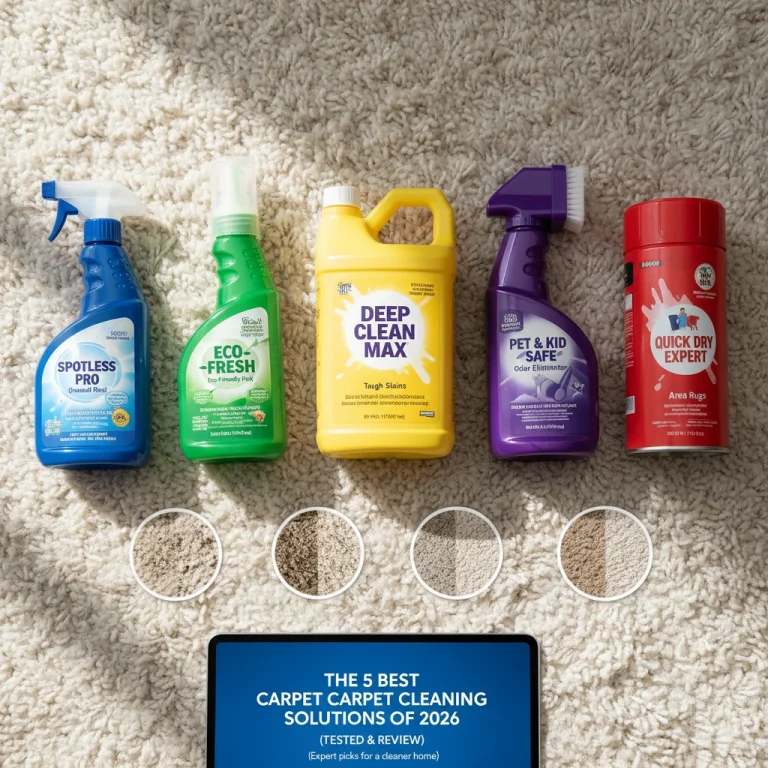 best carpet solution cleaner