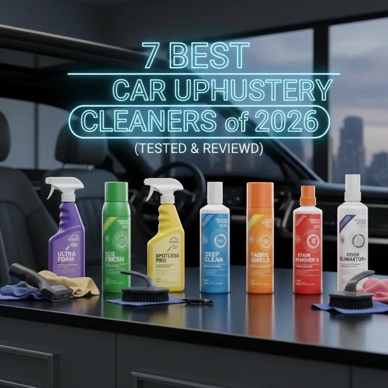 best upholstery cleaner for cars