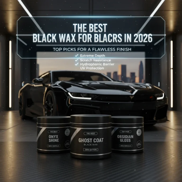 black wax for black cars