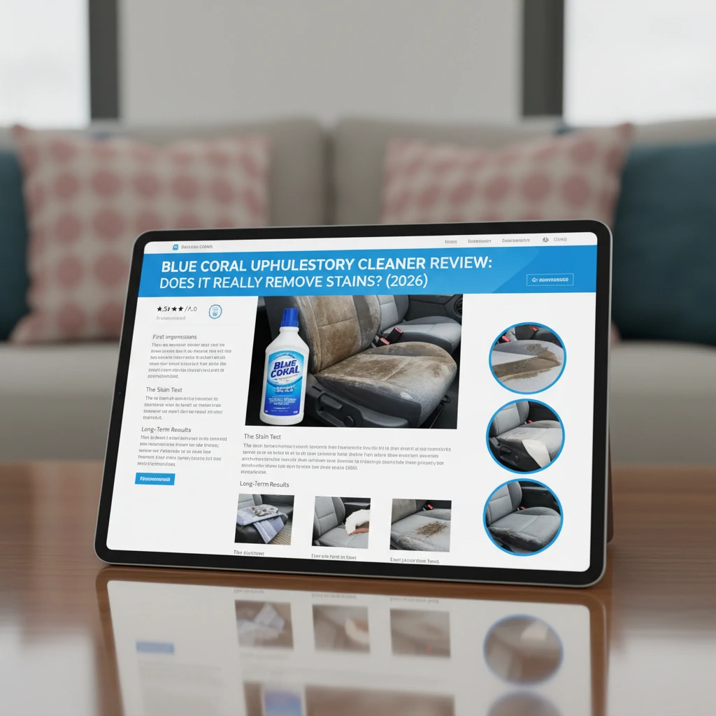 blue coral upholstery cleaner