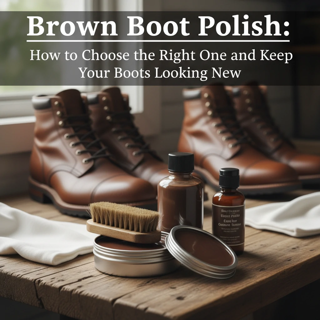 brown boot polish