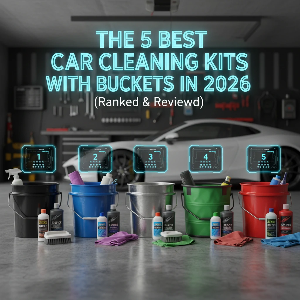 bucket car cleaning kit