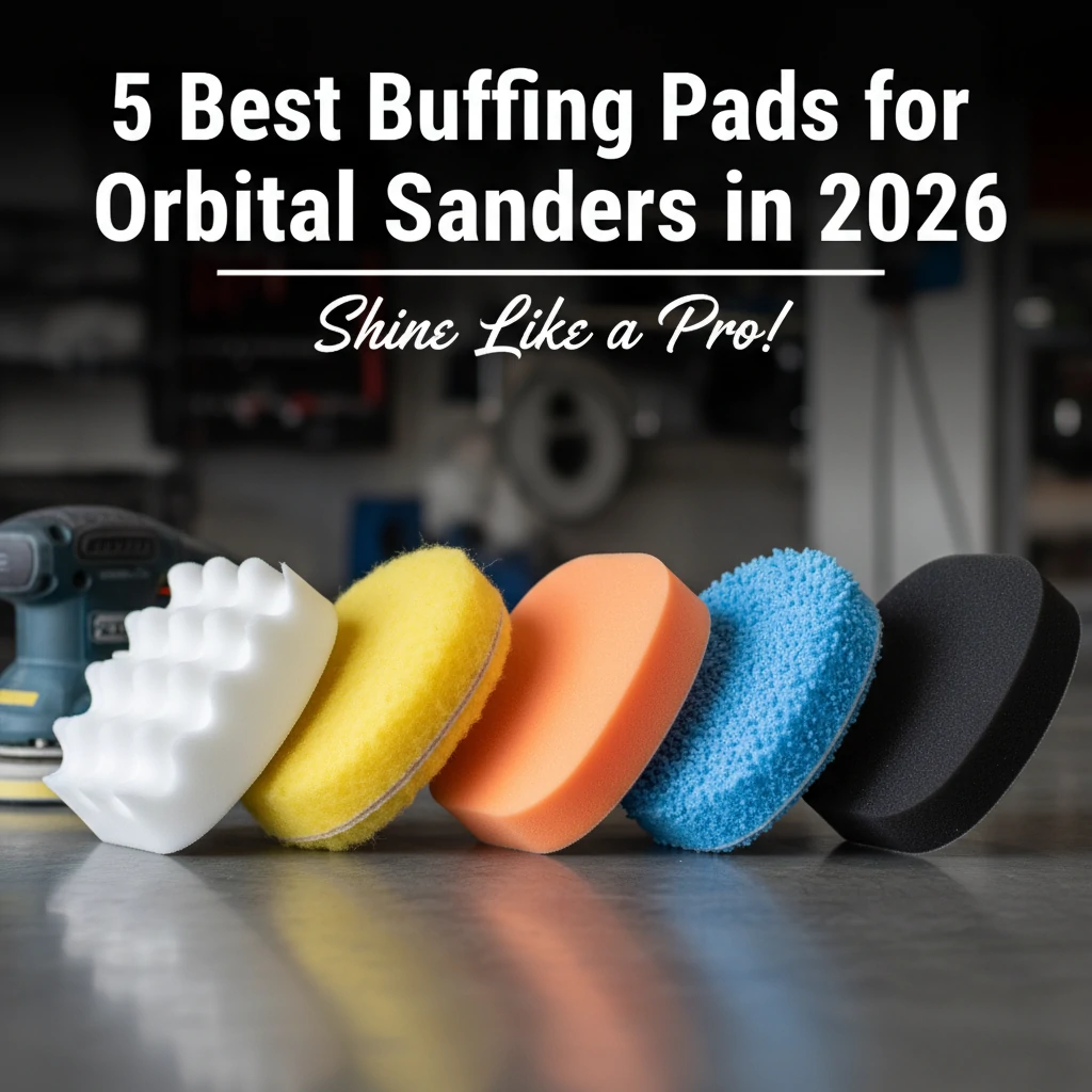 buffing pad for orbital sander