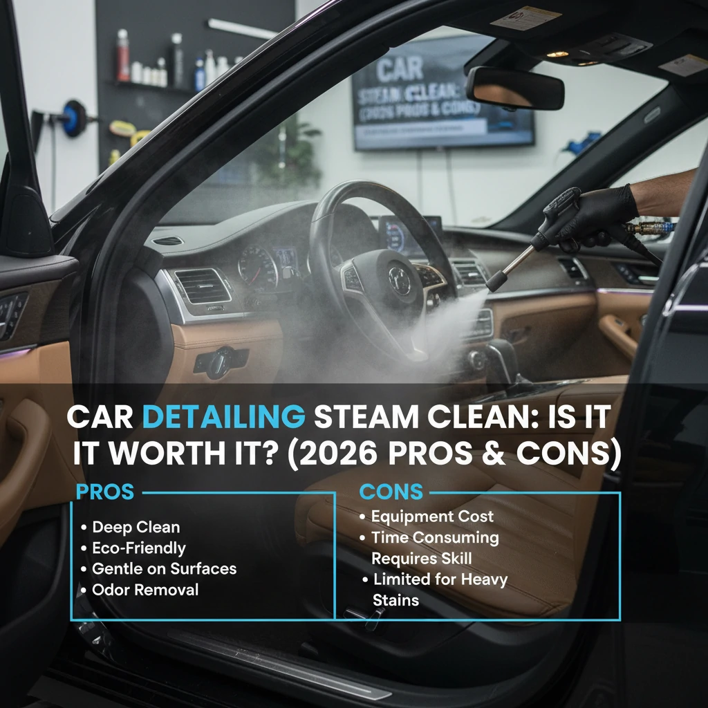 car detailing steam clean