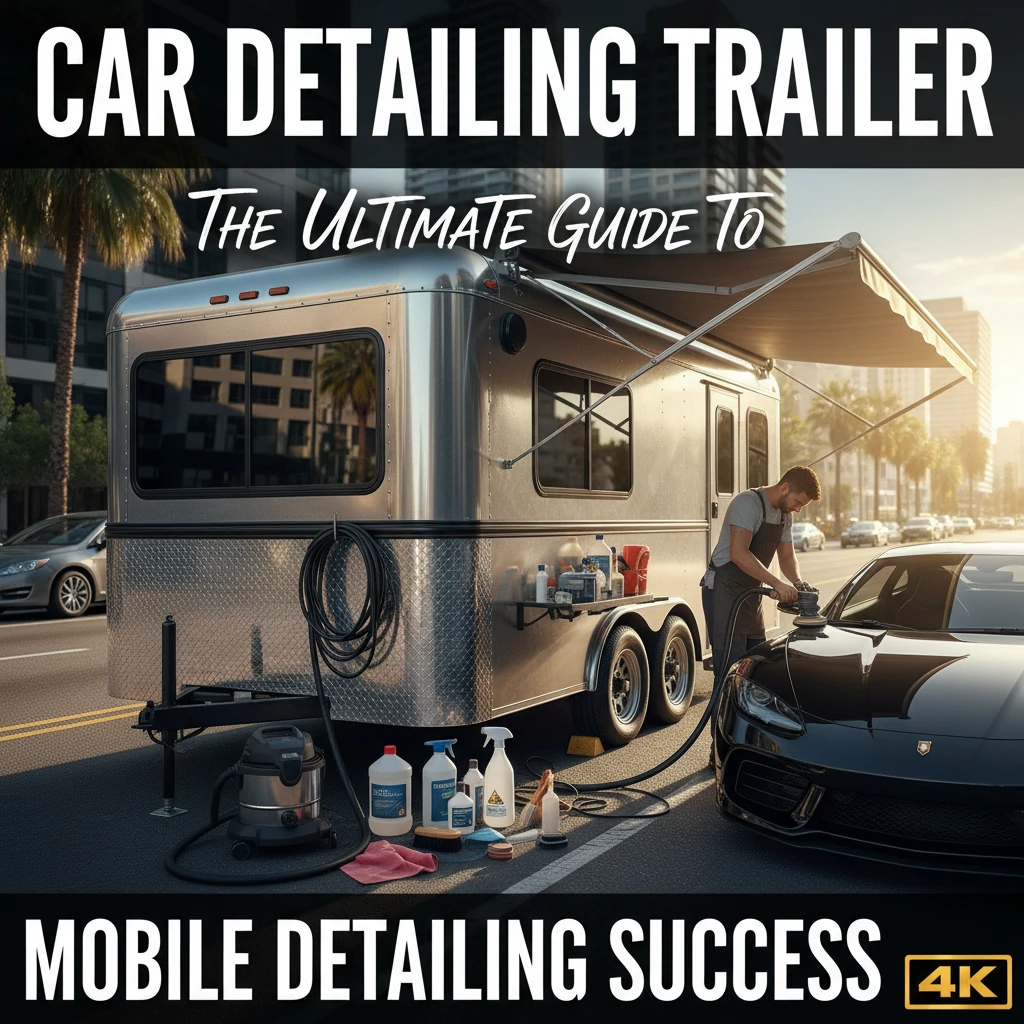 car detailing trailer