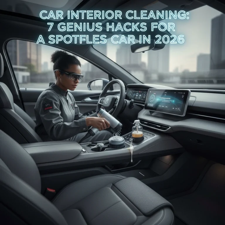 car interior cleaning