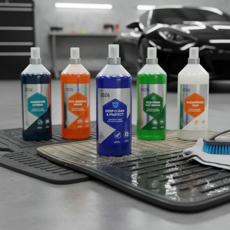 car wash with mat cleaner