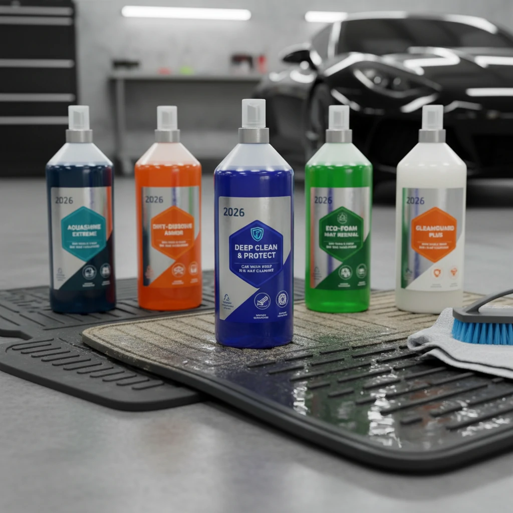 car wash with mat cleaner