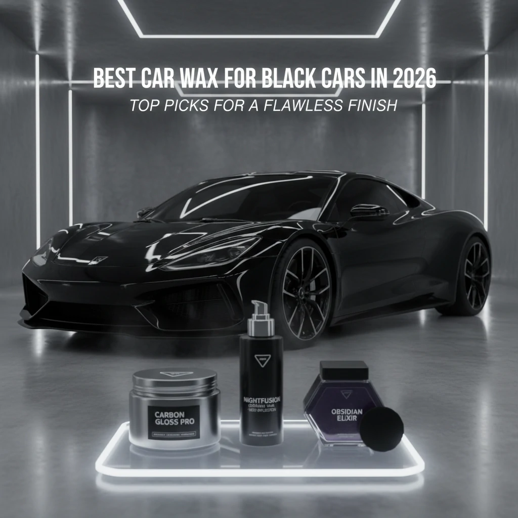 car wax with black color