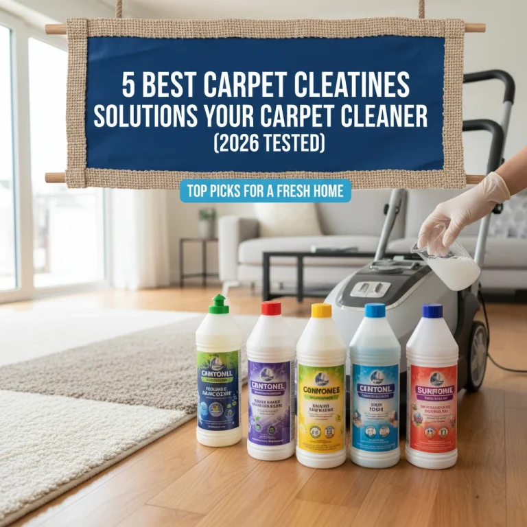 carpet cleaner solution for carpet cleaner