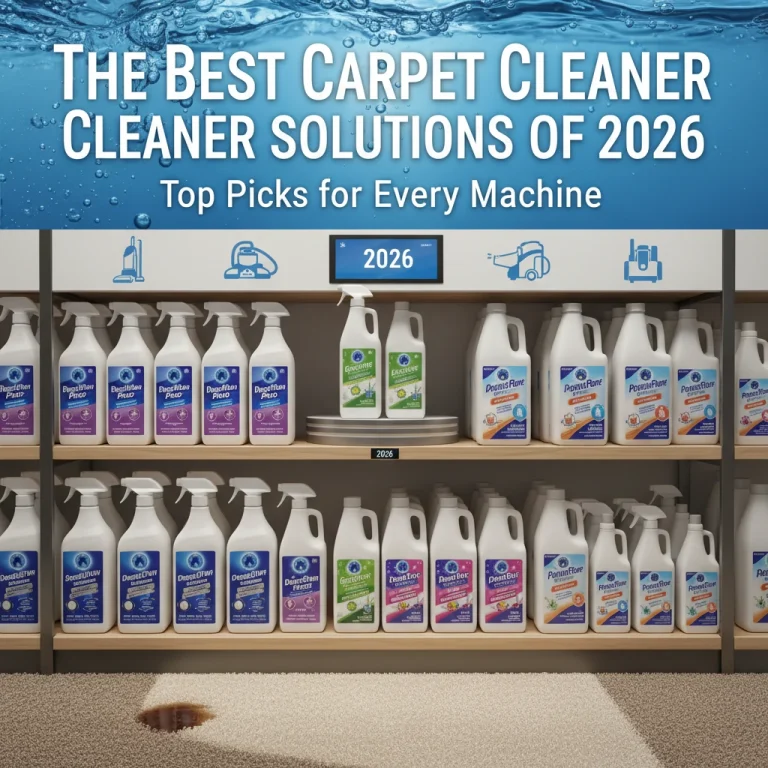 cleaning solution for carpet cleaner