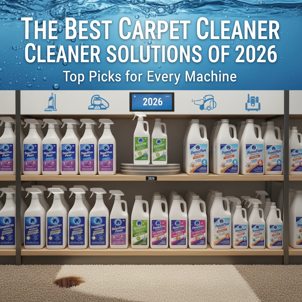 cleaning solution for carpet cleaner