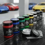 colored car wax