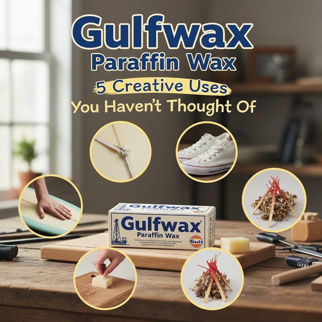 gulfwax paraffin wax 1 lb.