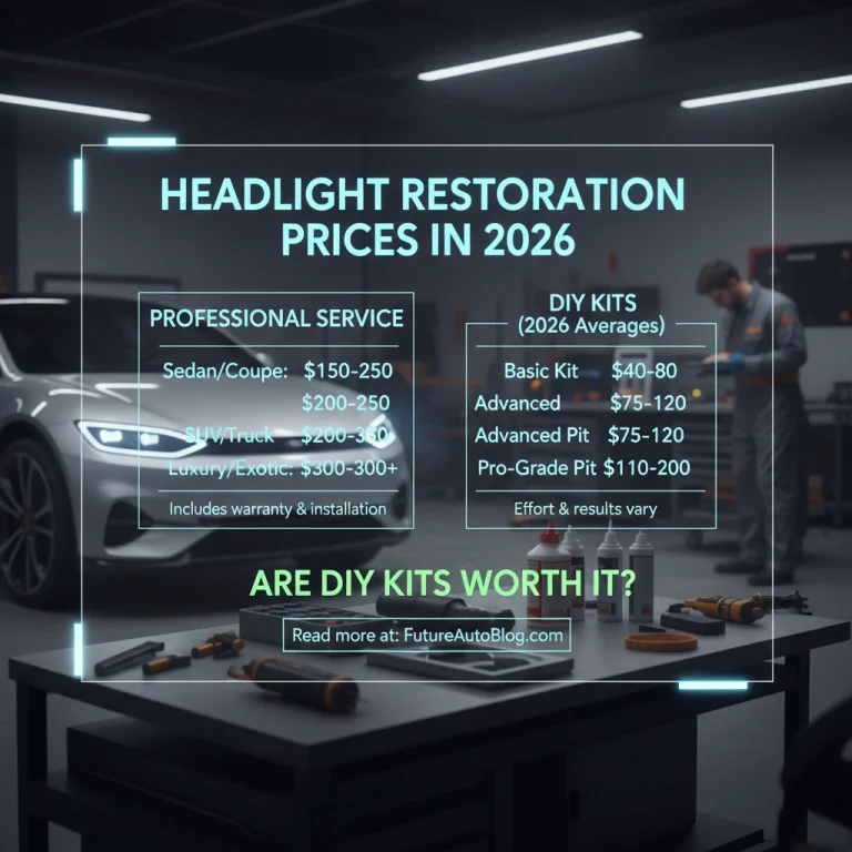 headlight restoration prices