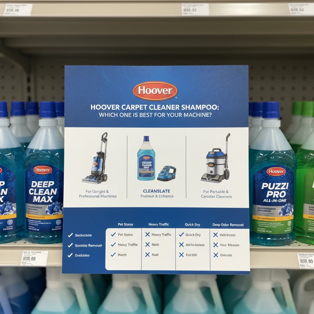 hoover carpet cleaner shampoo