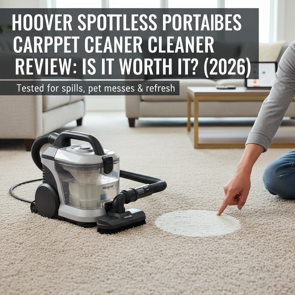 hoover spotless portable carpet and upholstery cleaner