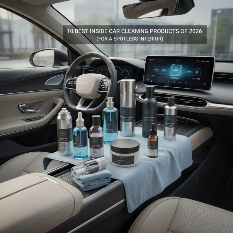 inside car cleaning products
