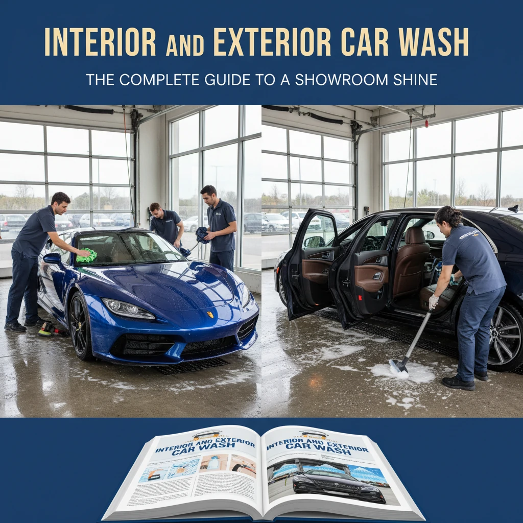interior and exterior car wash