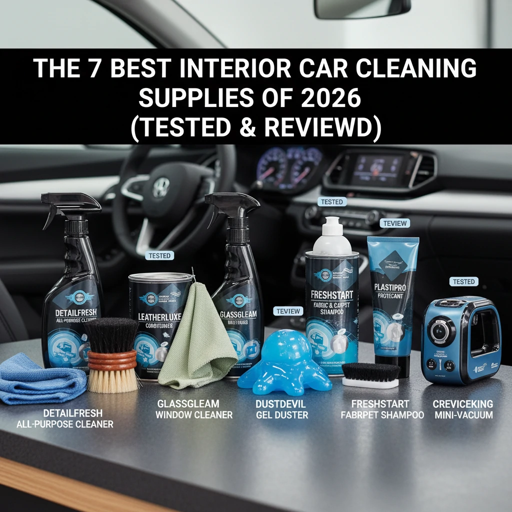 interior car cleaning supplies
