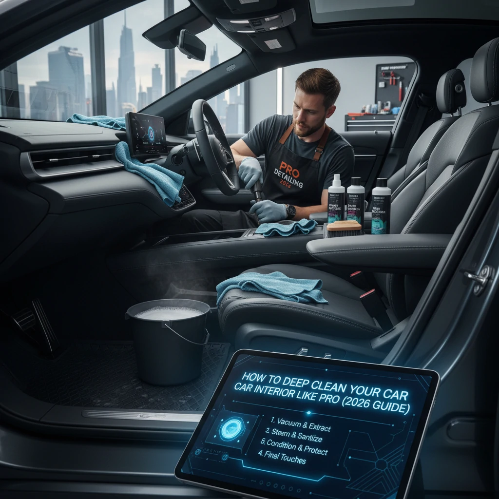 interior cleaning car