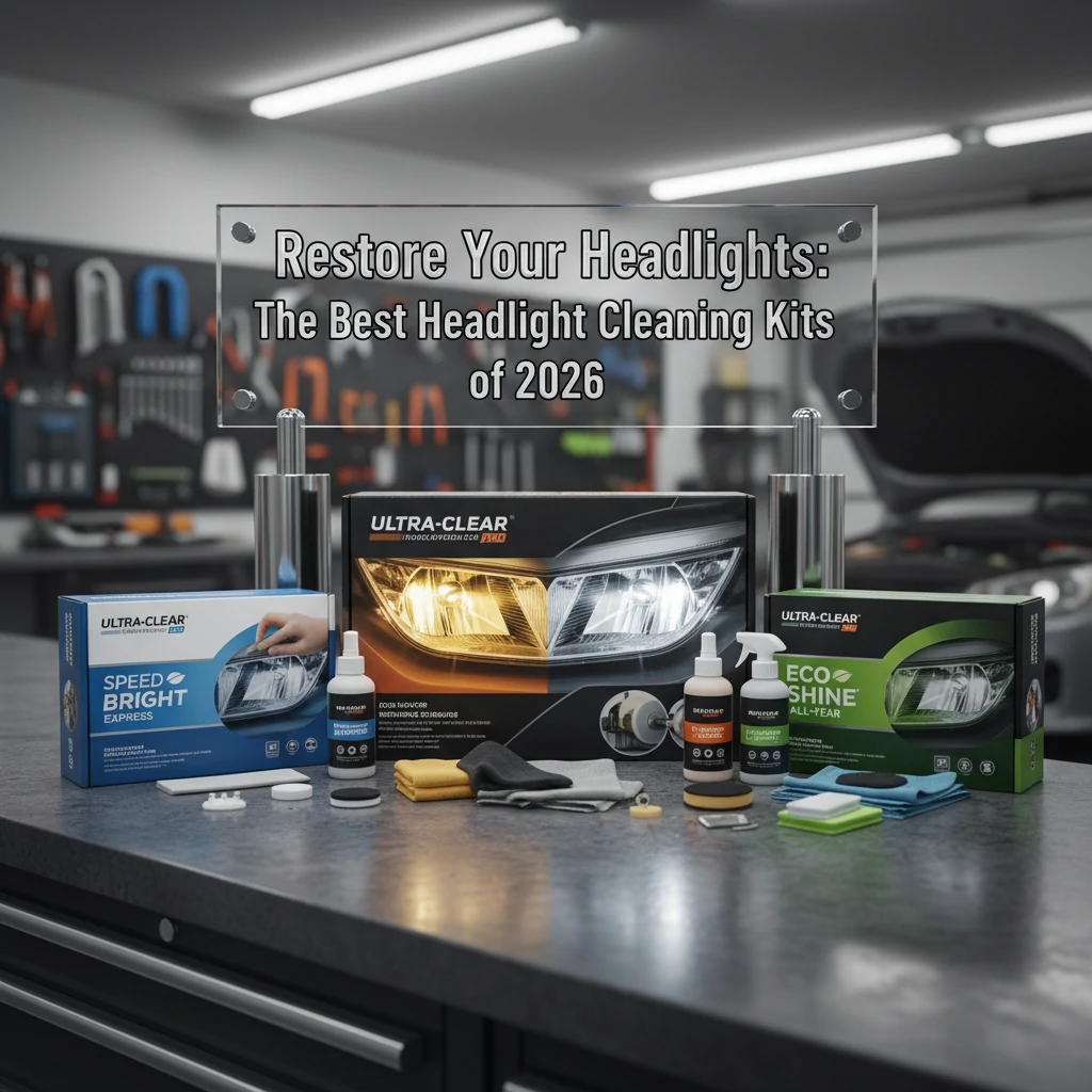 kit for cleaning headlights