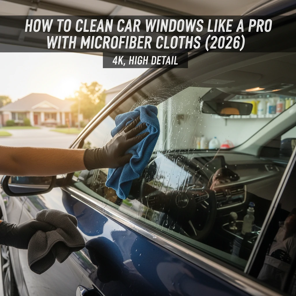 microfiber cloth for cleaning car windows
