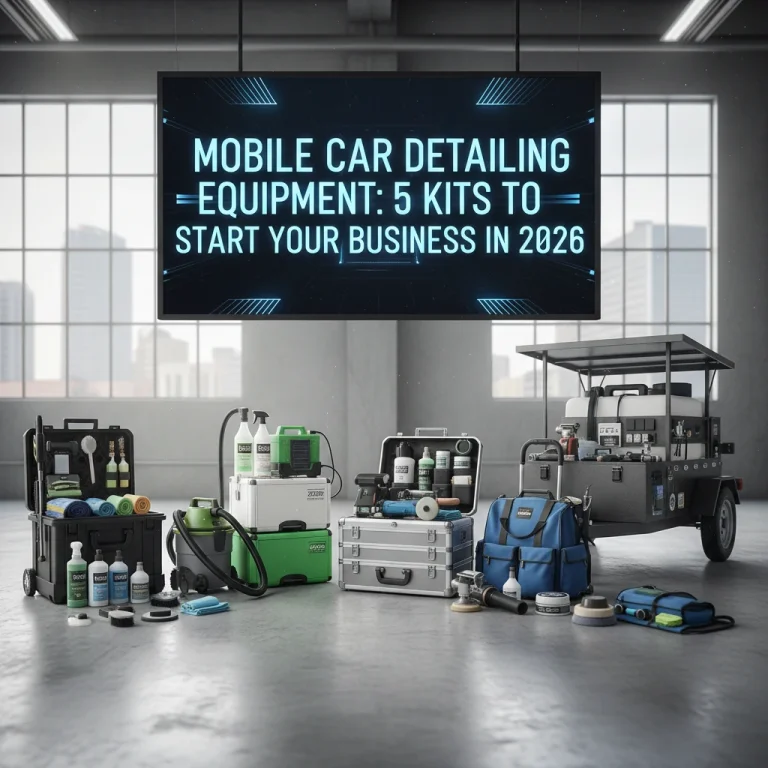 mobile car detailing equipment