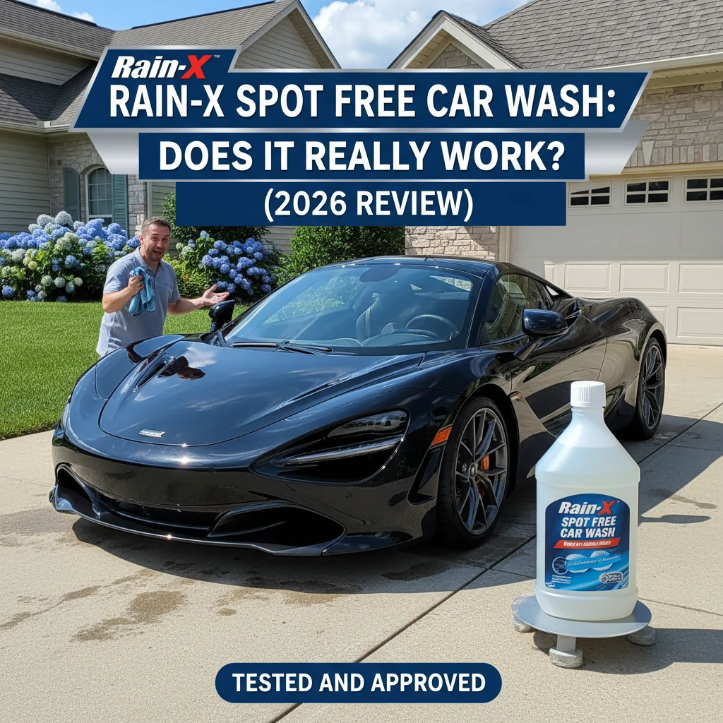 rain x spot free car wash