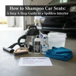 shampoo car seats