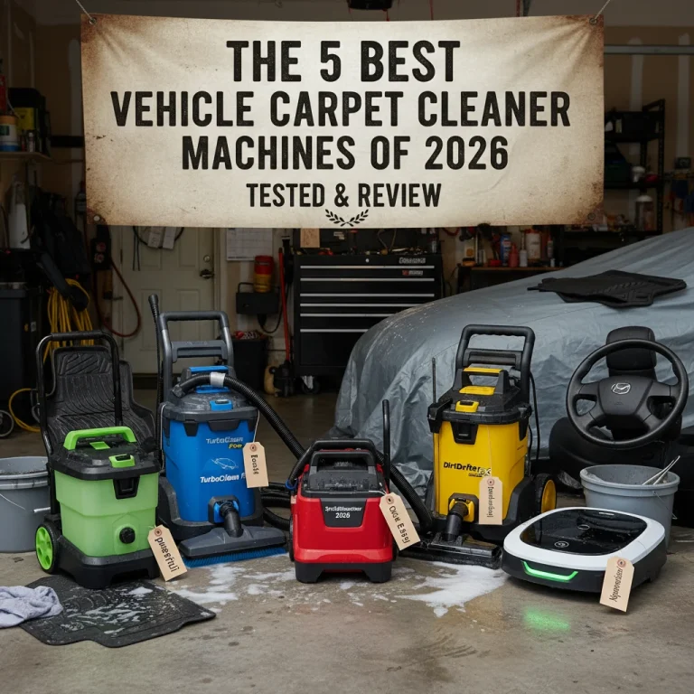 vehicle carpet cleaner machine