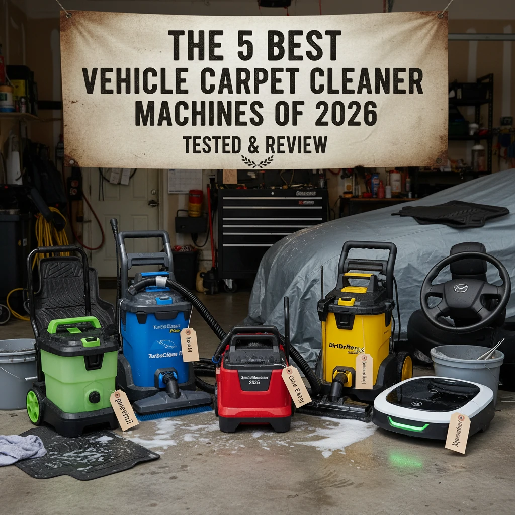 vehicle carpet cleaner machine