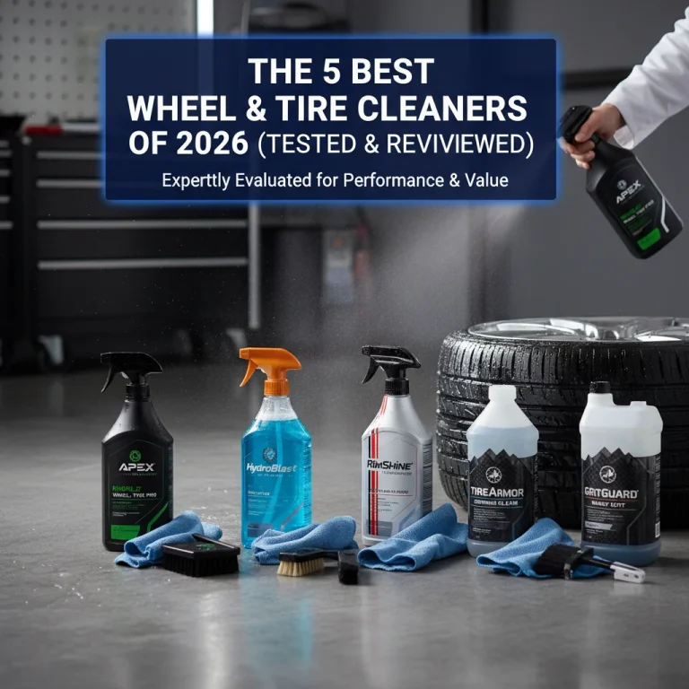 wheel and tire cleaner