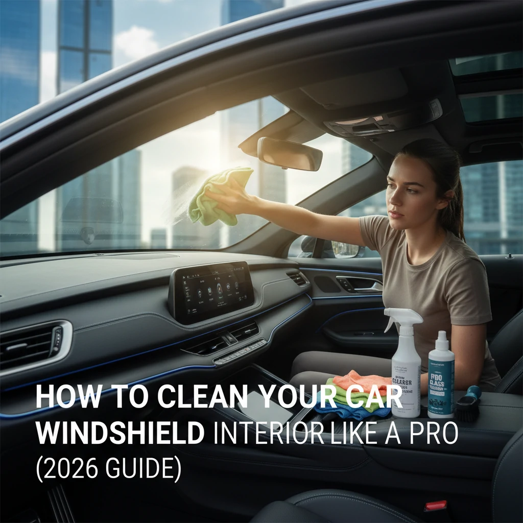 windshield cleaner interior