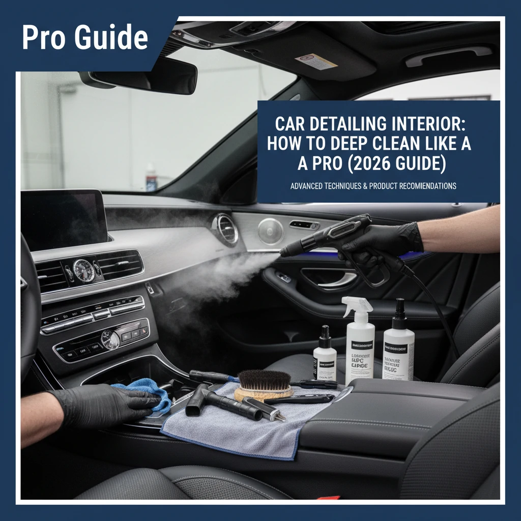 Car Detailing Interior: How to Deep Clean Like a Pro (2026 Guide)