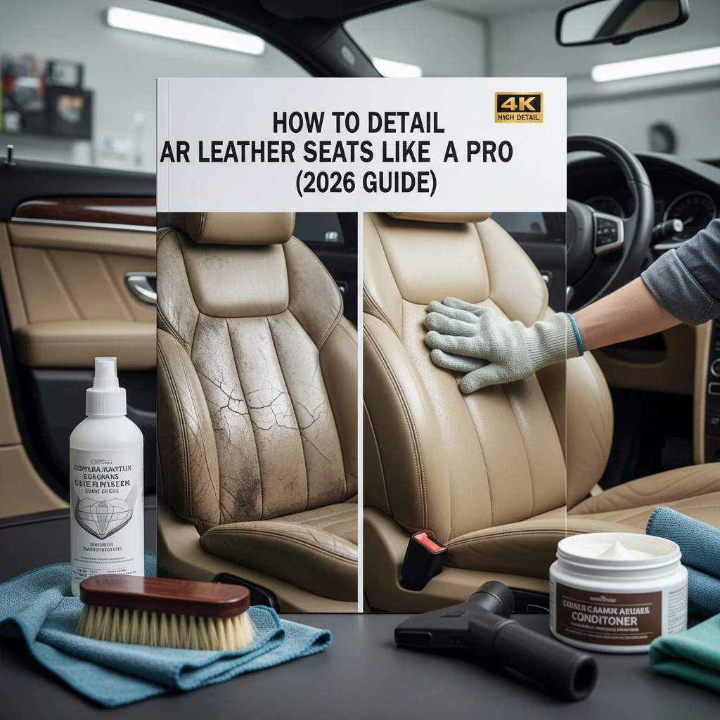 How to Detail Car Leather Seats Like a Pro (2026 Guide)