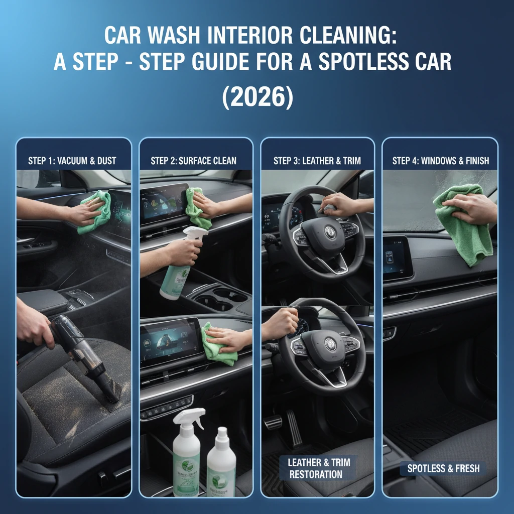 Car Wash Interior Cleaning: A Step-by-Step Guide for a Spotless Car (2026)